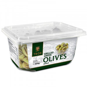 Olives Troy on Grill with...